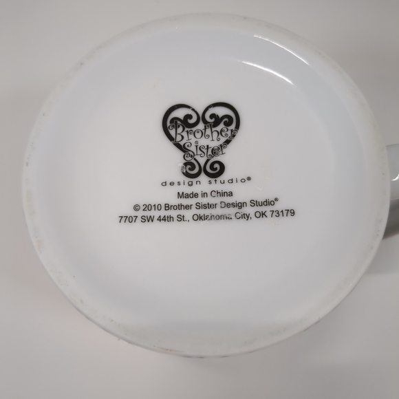 Brother Sister design studio, Happy Halloween black cat oversized coffee mug - Picture 5 of 5